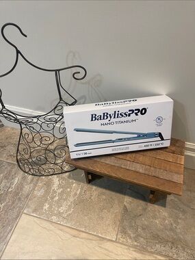 🆕 BaBylissPRO Nano Titanium & Ceramic Ultra-Slim Flat Iron